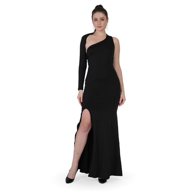 1 Women's Bodycon Long Maxi Dress for Party Wear - Image 1