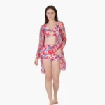 Trendy Three Piece Swimsuit Set Women