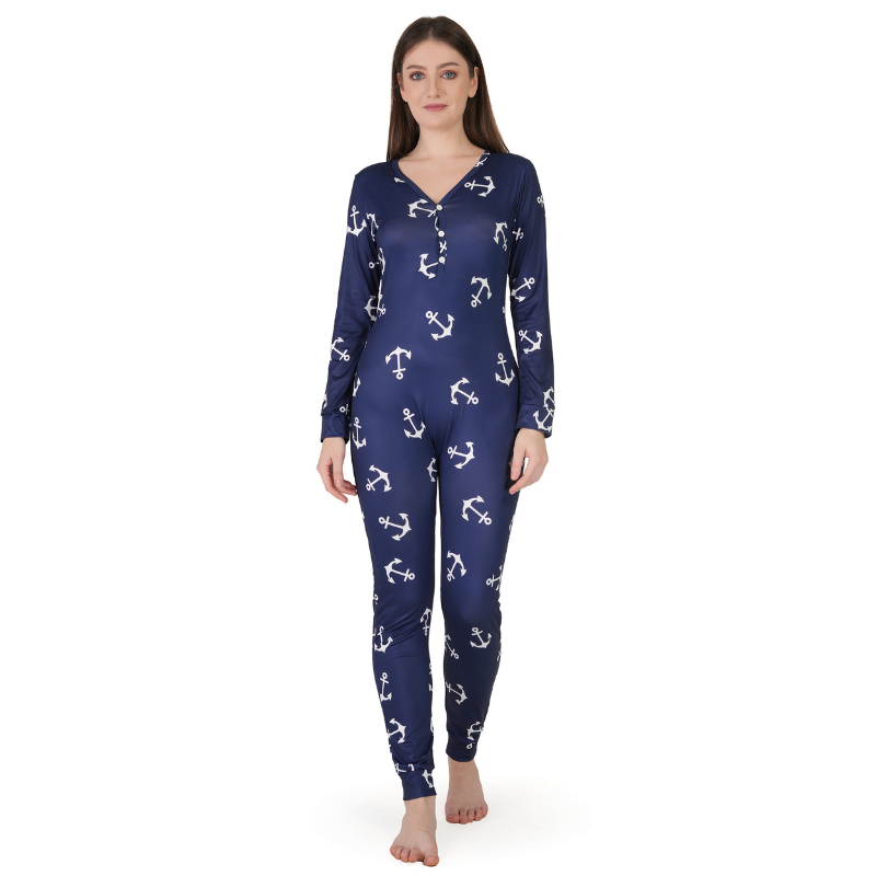 1 Premium Women's Long Sleeve Pajama Set - Image 1