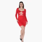 Chic Long Sleeve Party Dress For Women