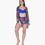 Multi-Colour Floral Cover Up Swimwear for Women