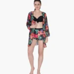 Multi-Colour Floral Cover Up Swimwear for Women