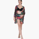 Multi-Colour Floral Cover Up Swimwear for Women