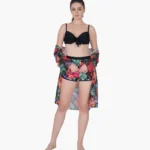 Multi-Colour Floral Cover Up Swimwear for Women