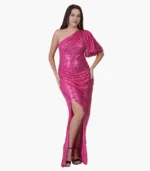 Girl’s Fuchsia Party Dress - Image 2