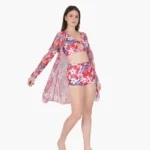 Trendy Three Piece Swimsuit Set Women