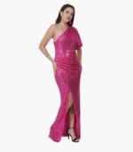 Girl’s Fuchsia Party Dress - Image 4