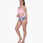 Girl’s Floral Print Bra Party Set