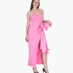 Solid Color Strapless Bodycon Maxi Dress