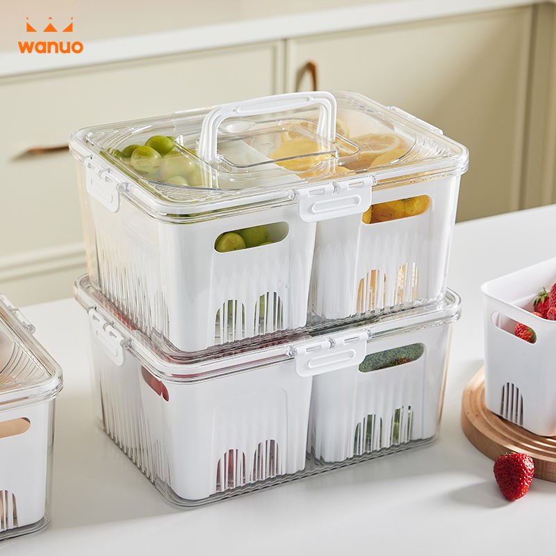 A5fbab36d2ca849c7b7f59a8e12f59878H Premium Airtight Food Storage Container with Drain Basket - Image 1
