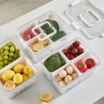 Premium Airtight Food Storage Container with Drain Basket - Image 3