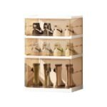 Premium Magnetic Transparent Shoe Storage Cabinet - Image 6
