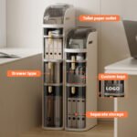 Premium Slim Vertical Storage Cabinet - Image 3