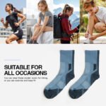 Premium Athletic Crew Socks with Cushion & Arch Support for Running - Image 2