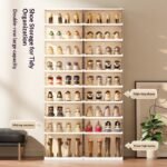 Premium Magnetic Transparent Shoe Storage Cabinet - Image 3