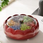 Premium Rotating 6-Compartment Snack & Fruit Tray - Image 3