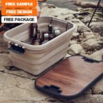 Premium Foldable Storage Box with Wooden Lid - Image 3