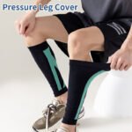 Professional Sport Shin Leg Support Muscle Pain Relief Anti-slip Compression Calf Sleeve Knee Support Pad