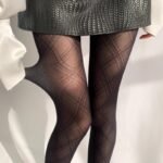 Women's Diamond Pattern Fishnet Stockings - Image 2
