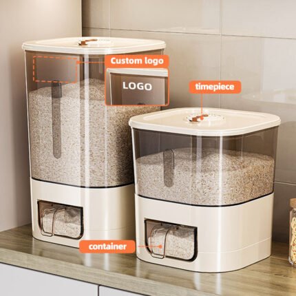 Large Capacity Rice Dispenser Bin