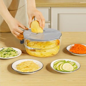 Premium 2-in-1 Vegetable Slicer & Colander