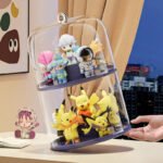 1/2/3 Tier Acrylic Display Case for Dolls & Collectibles - Image 3