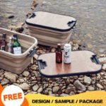 Premium Foldable Storage Box with Wooden Lid - Image 4