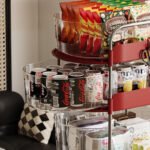 Rolling Kitchen Organizer Cart with Transparent Baskets - Image 3