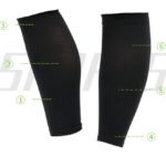 Plus Size Extra Wide Compression Calf Sleeve Lightweight Moisture-Wicking Calf Knee Compression Leg Sleeves