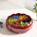 Premium Rotating 6-Compartment Snack & Fruit Tray - Image 4