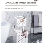 ABS Plastic Laundry Basket for Dirty Clothes