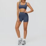 Women's Seamless Gym Wear Set with High Waist Leggings - Image 5