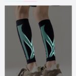Professional Sport Shin Leg Support Muscle Pain Relief Anti-slip Compression Calf Sleeve Knee Support Pad