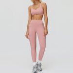 Women's Seamless Gym Wear Set with High Waist Leggings - Image 7