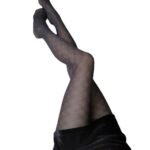 Women's Diamond Pattern Fishnet Stockings - Image 4
