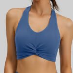 PASUXI High Elastic Sports Bra Breathable Yoga Tank Top Women Double-Sided Nylon Fitness Crop Top with Removable Pads - Image 2