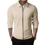 Men's Slim Fit Zip-Up Fleece Jacket - Image 5