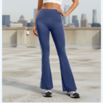 Women's High-Waist Flared Sports Pants - Image 2