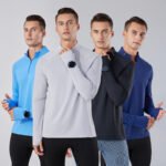 Premium Men's Compression Half Zip Sports T-Shirt