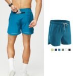 Men’s Sports Training Shorts with Zipper Pockets - Image 2