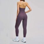 Women’s Stretchable Backless Activewear Set - Image 3