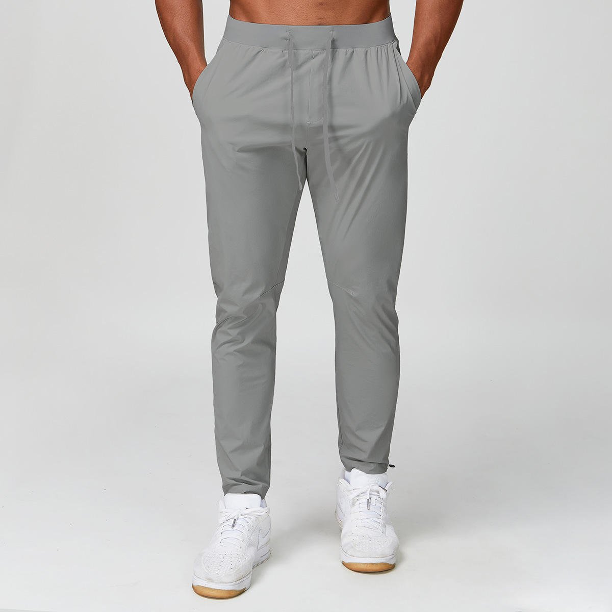 H26b67712d02b4c85aab984376ae03257N Premium Men's Nylon Spandex Gym Joggers - Image 1