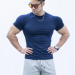 Premium Men's Compression Gym T-Shirt - Image 3