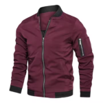 Men’s Stylish Bomber Jacket – Casual Varsity Wear - Image 3