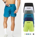 Men’s Sports Training Shorts with Zipper Pockets