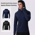 Men’s Breathable Hooded Sports T-Shirt - Image 3
