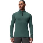 Men’s Long Sleeve Half-Zip Workout Top - Image 2