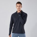 Premium Men's Compression Half Zip Sports T-Shirt - Image 5