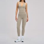 Women’s Stretchable Backless Activewear Set - Image 4