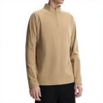 Men’s Long Sleeve Half-Zip Sports T-Shirt